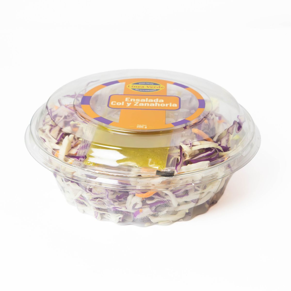 LINEA VERDE - Ensalada Col y Zanahoria Linea Verde x 200 g