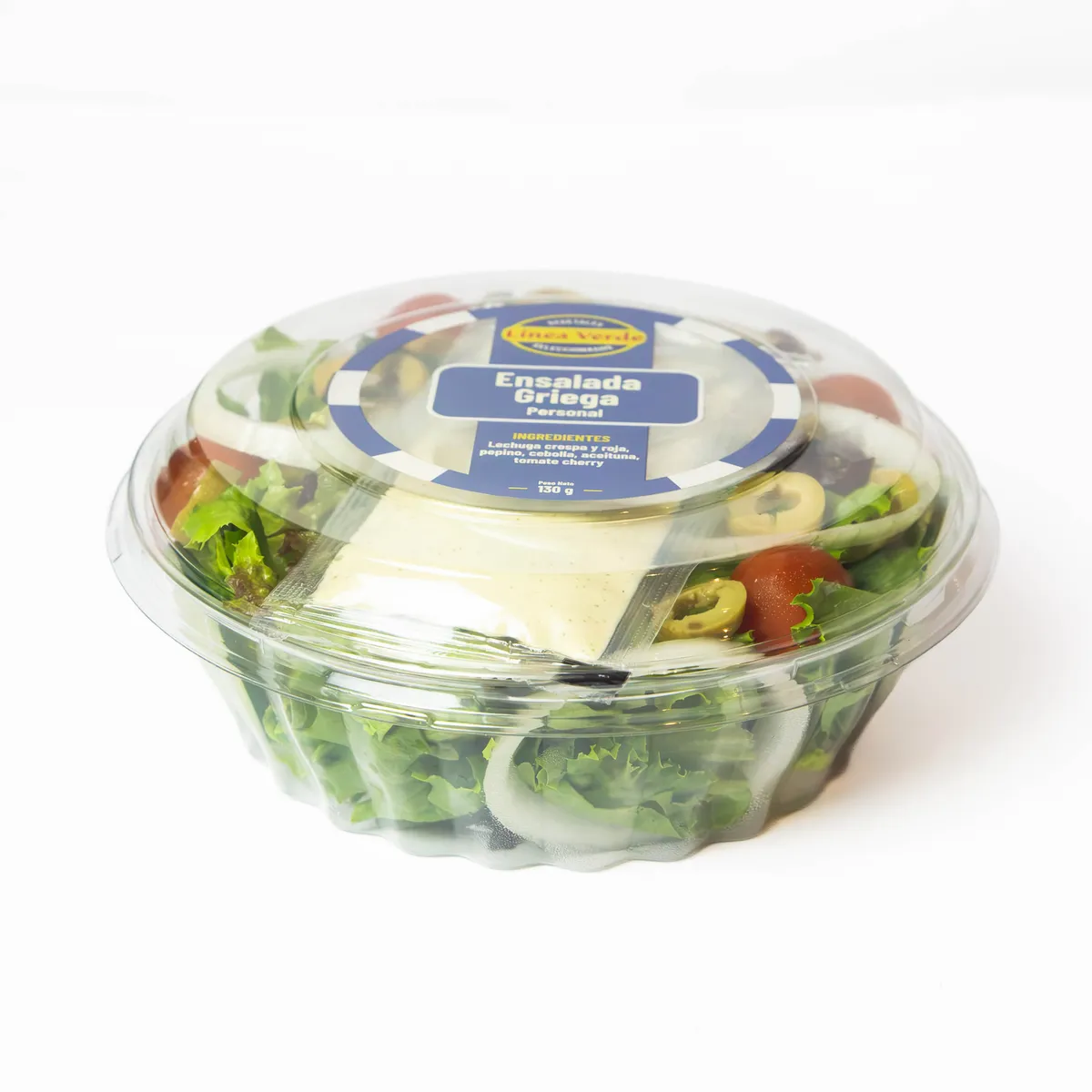 LINEA VERDE - Ensalada Griega Personal Linea Verde x 130 g