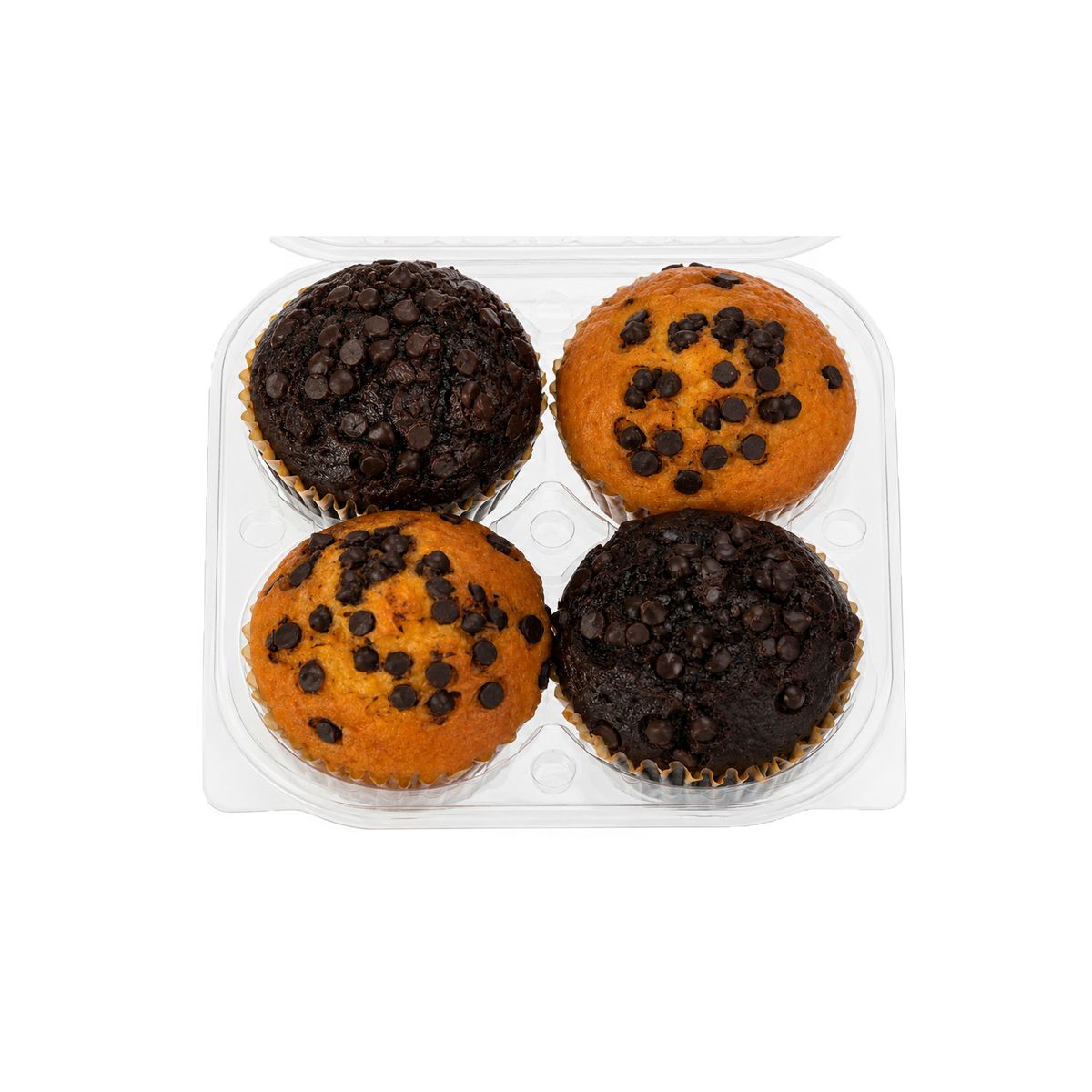 DON PAULINO - Muffinchips Sabor Chocolate y Vainilla 4 Und