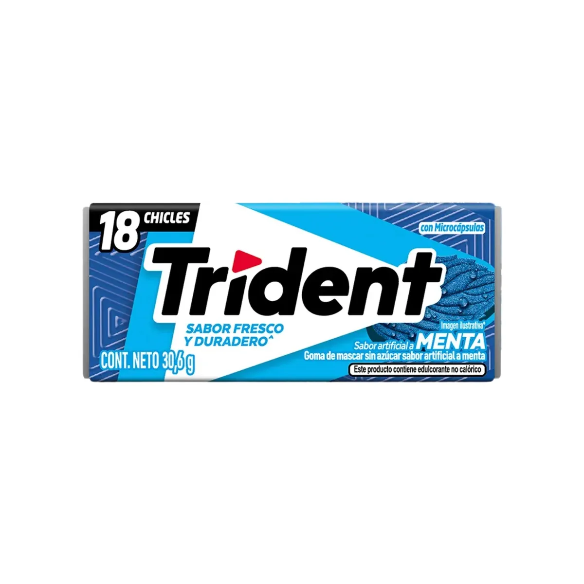 TRIDENT - Chicle Trident Menta Display 367.2 g