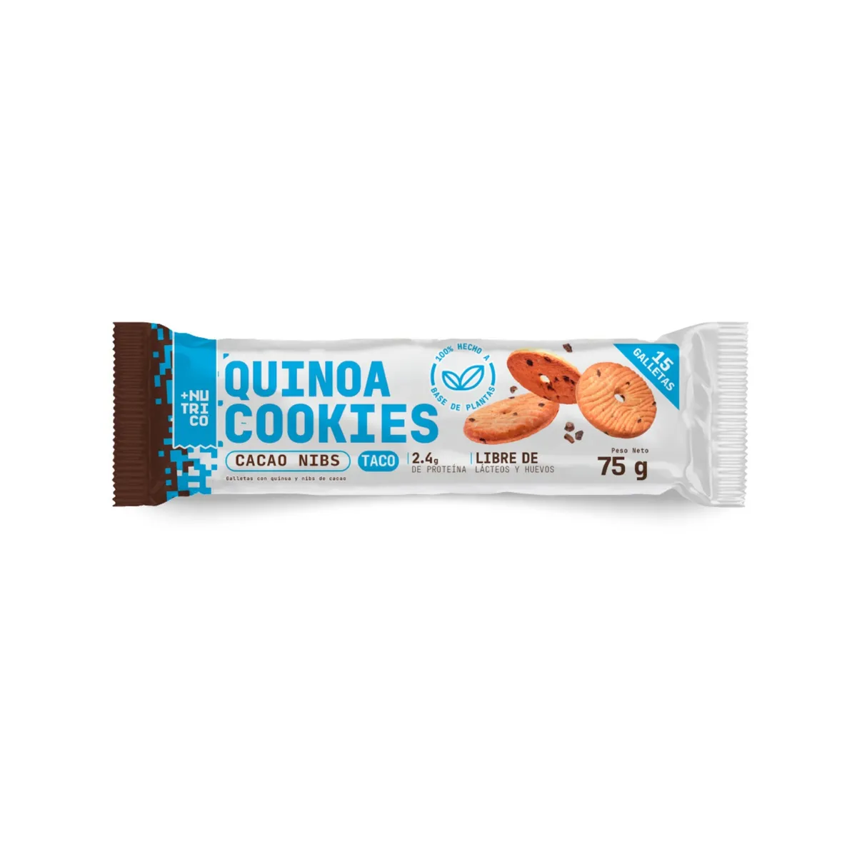 NUTRICO - Galleta Nutri Co Cacao Nibs Empaque 75 g