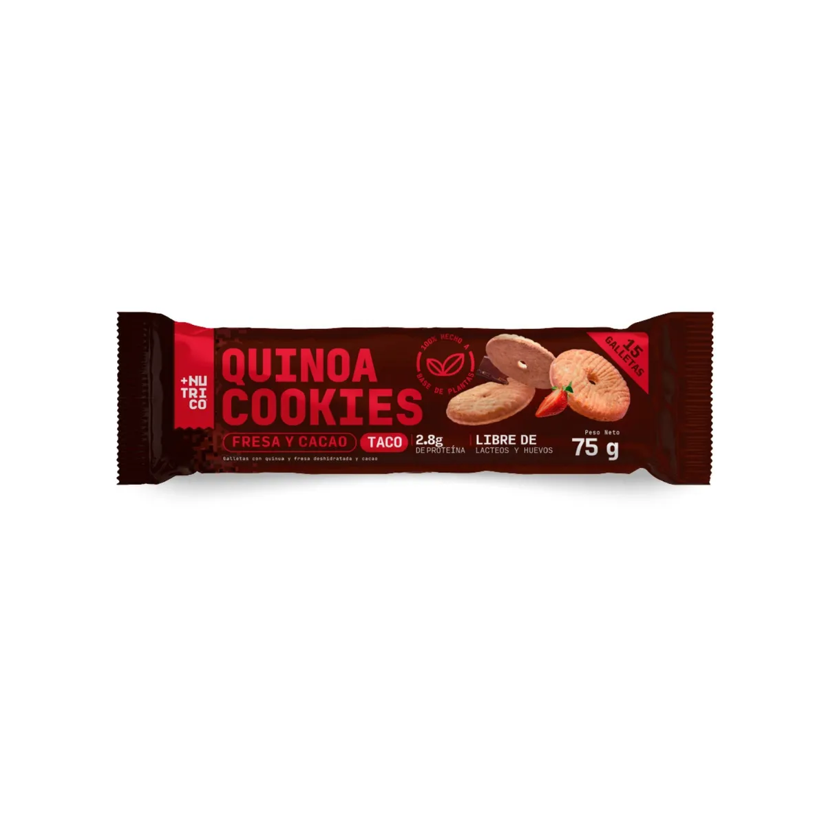 NUTRICO - Galleta Nutri Co Cacao y Fresa Empaque 75 g