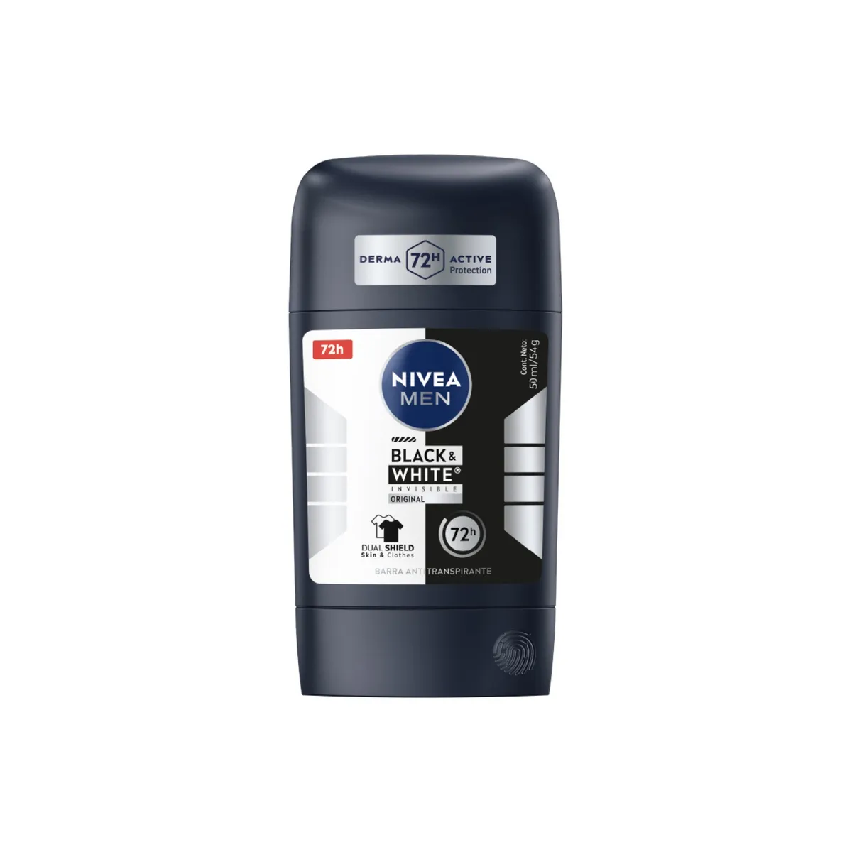 NIVEA - Desodorante Barra Nivea Men Black & White Original Envase 50 mL