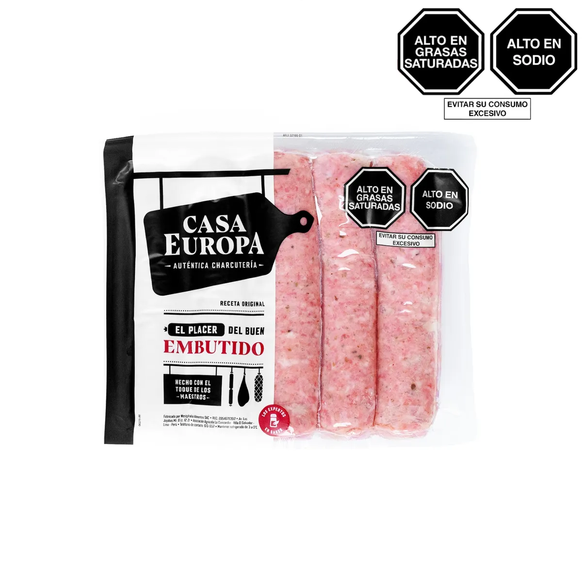 CASA EUROPA - Chorizo Cocido Casa Europa Especial Empaque 400 g