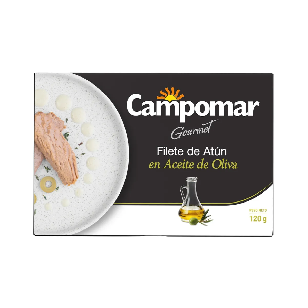 CAMPOMAR - Filete de Atún Campomar Aceite de Oliva Caja 120 g