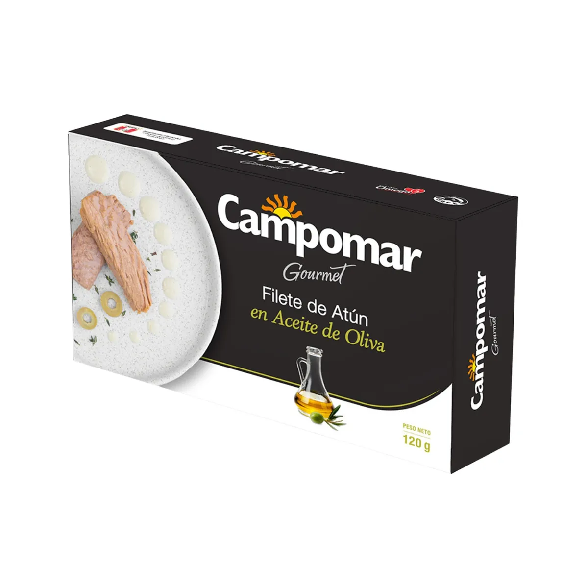 CAMPOMAR - Filete de Atún Campomar Aceite de Oliva Caja 120 g