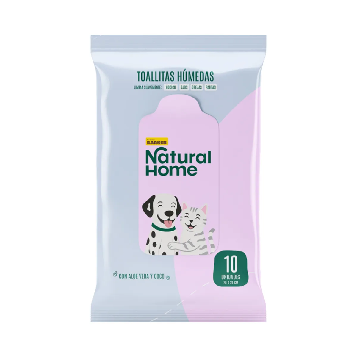 NATURAL HOME - Toallitas Húmedas Natural Home Empaque 10 Und