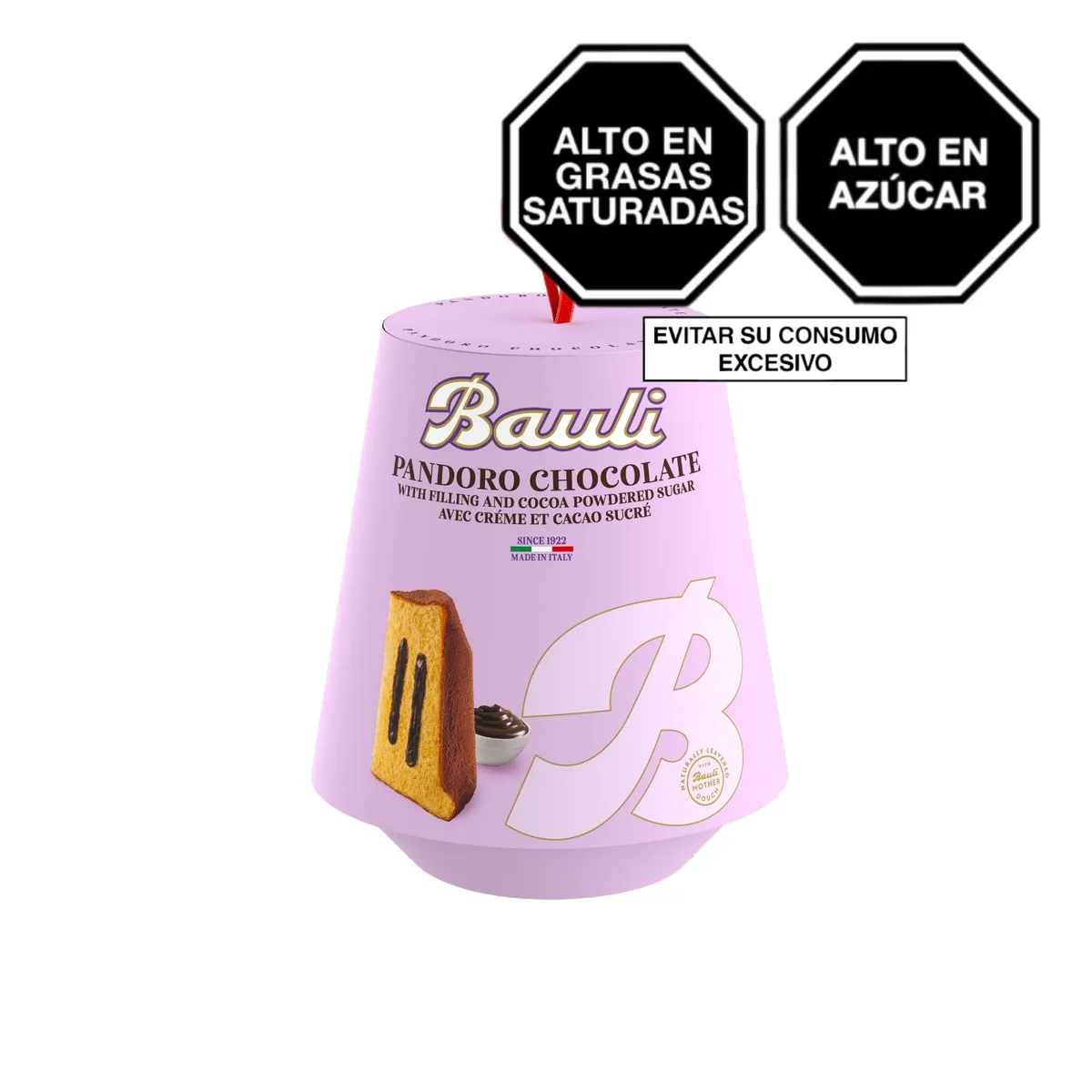 BAULI - Pandoro Bauli Crema de Chocolate Empaque 705 g
