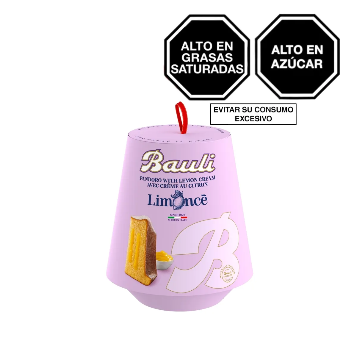 BAULI - Pandoro Bauli Crema de Limón Empaque 705 g