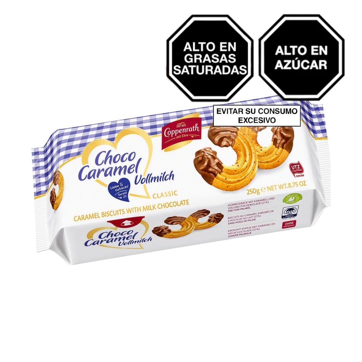 COPPENRATH - Galletas Coppenrath Vollmilch con Chocolate Empaque 250 g