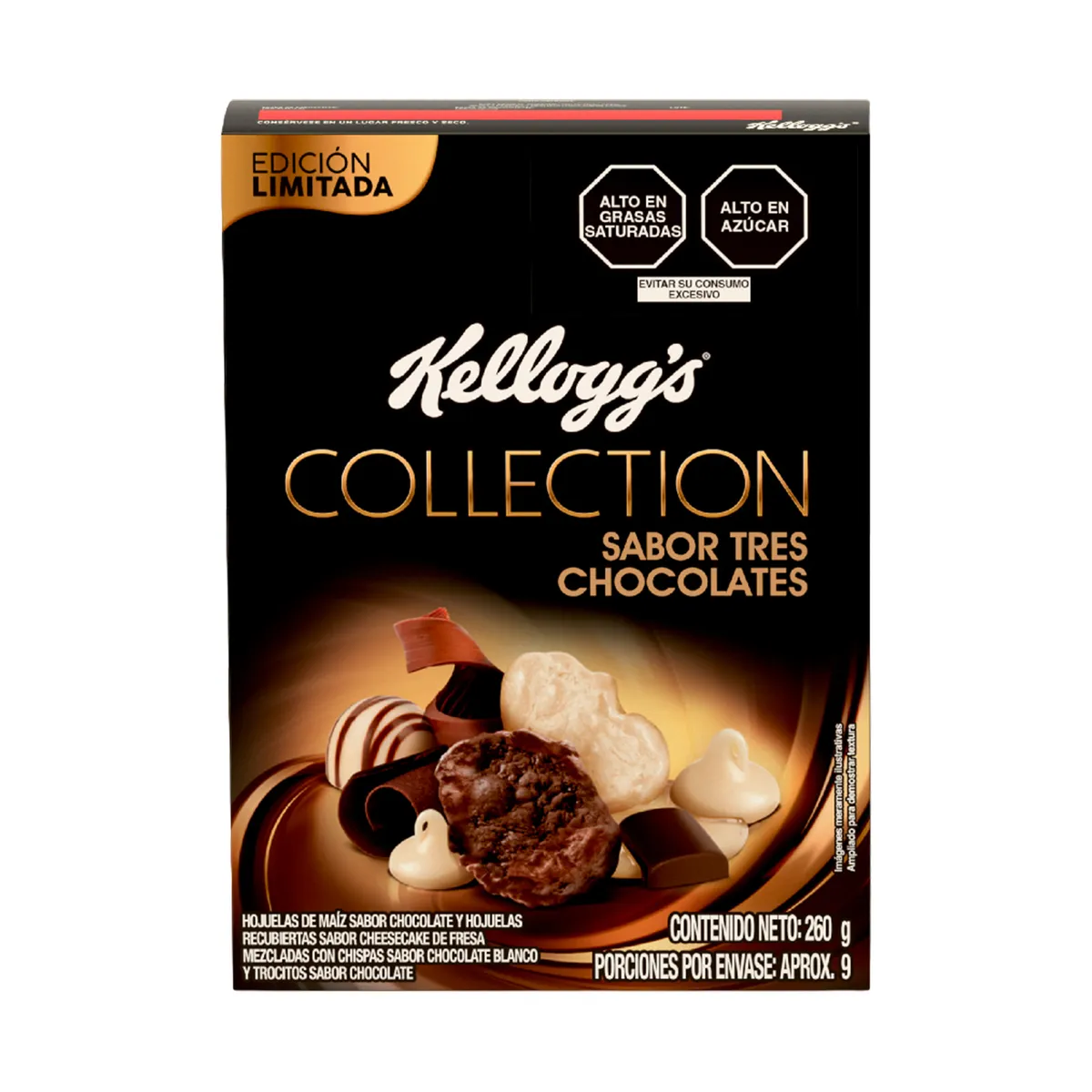 KELLOGGS - Cereal Kelloggs Tres Chocolates Caja 260 g