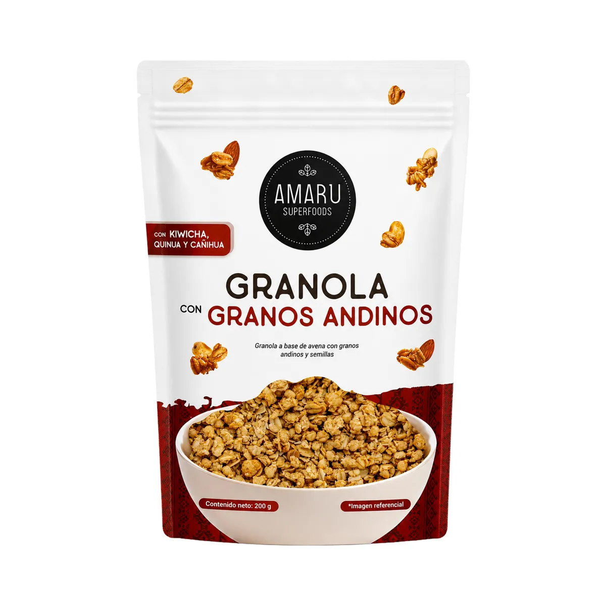 AMARU SUPERFOODS - Granola Amaru Superfoods Granos Andinos Doypack 200 g