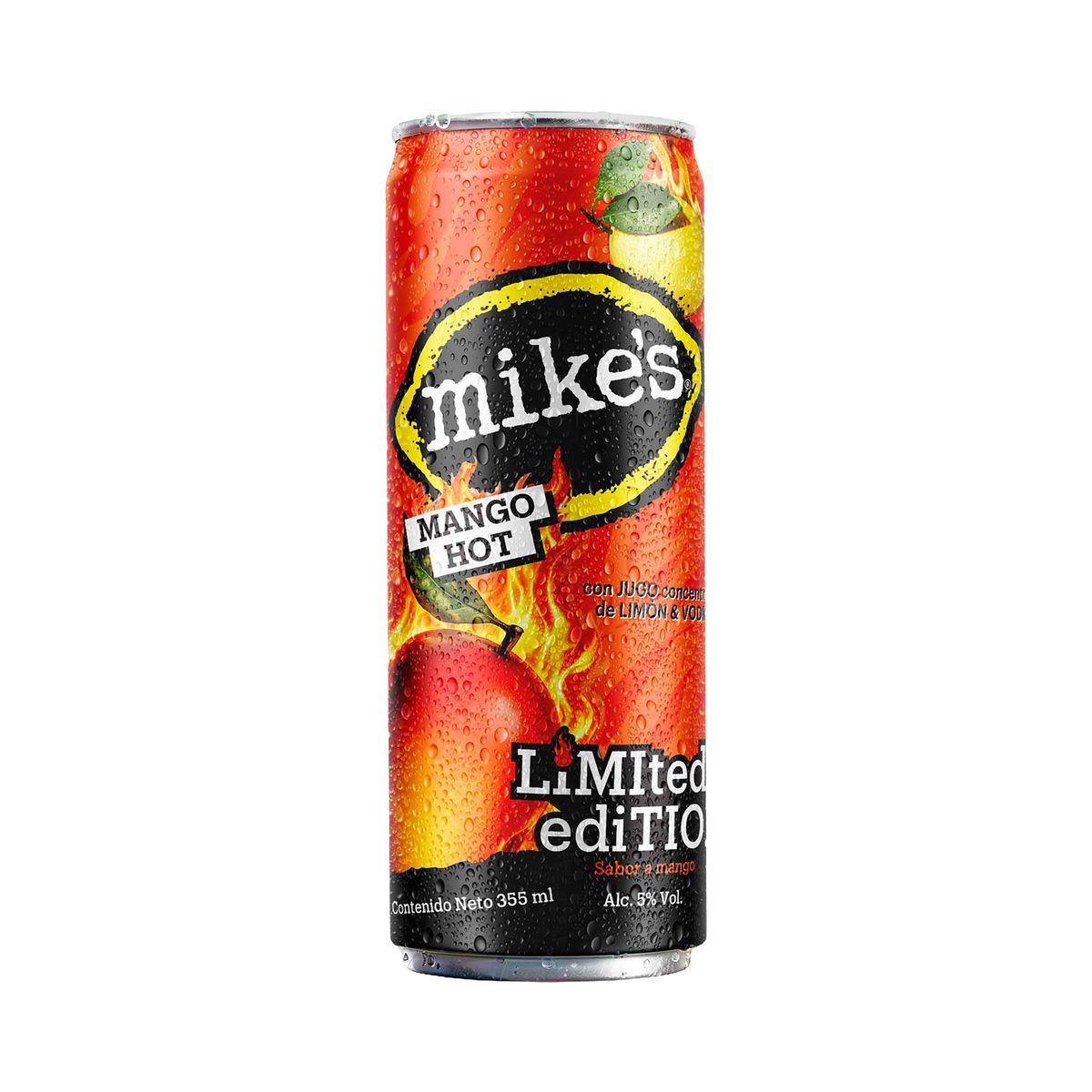 MIKES - Bebida Alcohólica Mike's Mango Hot Lata 355 mL