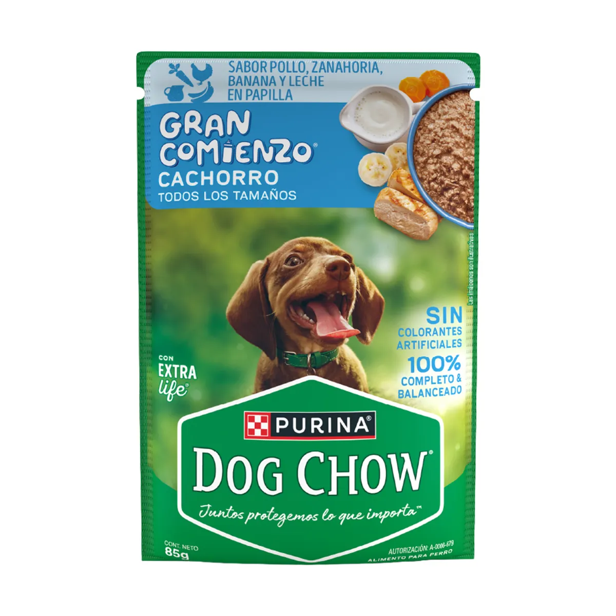 DOG CHOW - Alimento para Perro Dog Chow Cachorro Pollo Doypack 85 g