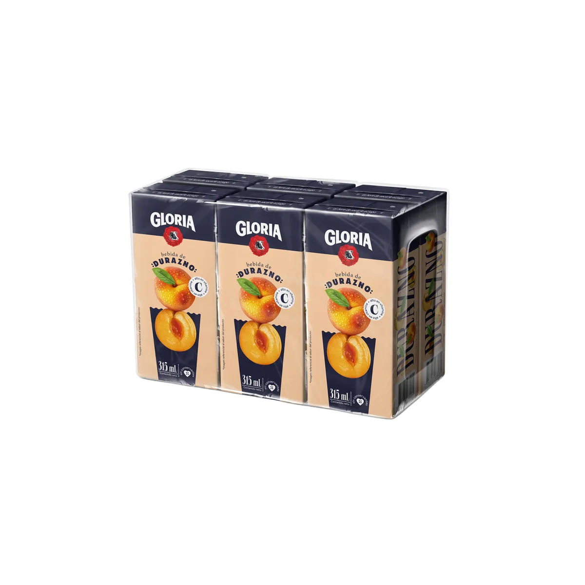 GLORIA - Bebida Gloria Durazno Sixpack Botella 315 mL
