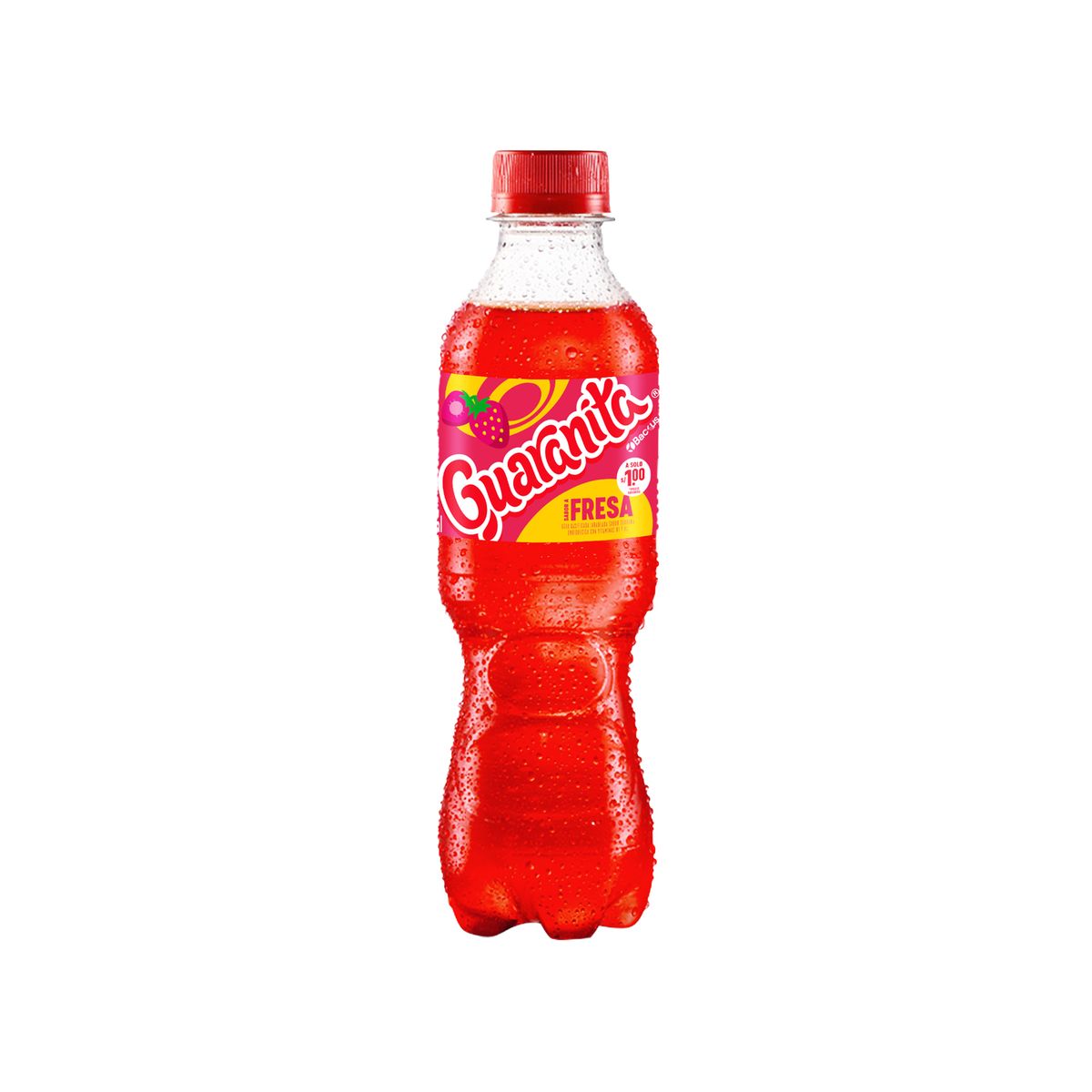 GUARANA - Gaseosa Guaraná Backus Fresa Botella 300 mL