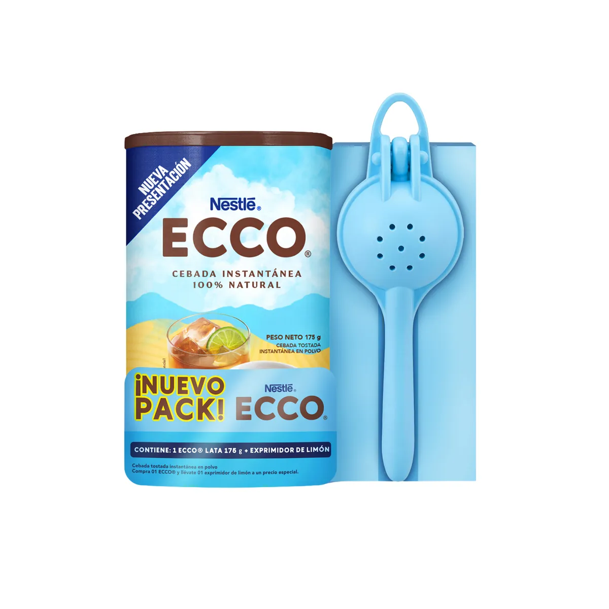 NESTLE - Bebida de Cebada Ecco Pack 175 g + Exprimidor