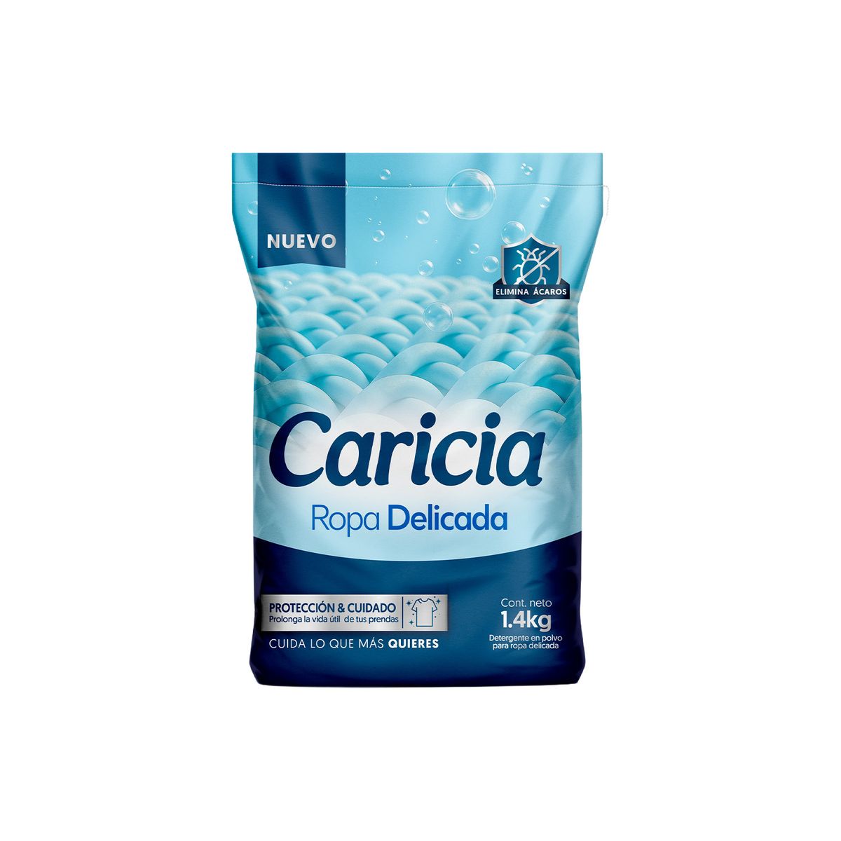CARICIA - Detergente en Polvo Caricia Ropa Delicada Bolsa 1.4 Kg