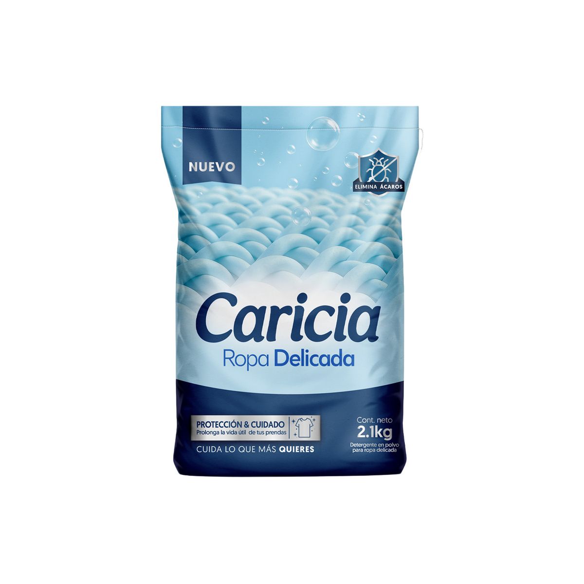 CARICIA - Detergente en Polvo Caricia Ropa Delicada Bolsa 2.1 Kg