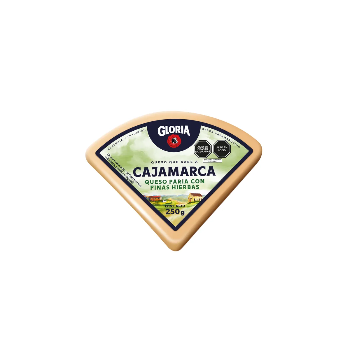 GLORIA - Queso Paria Gloria Finas Hierbas Empaque 250 g