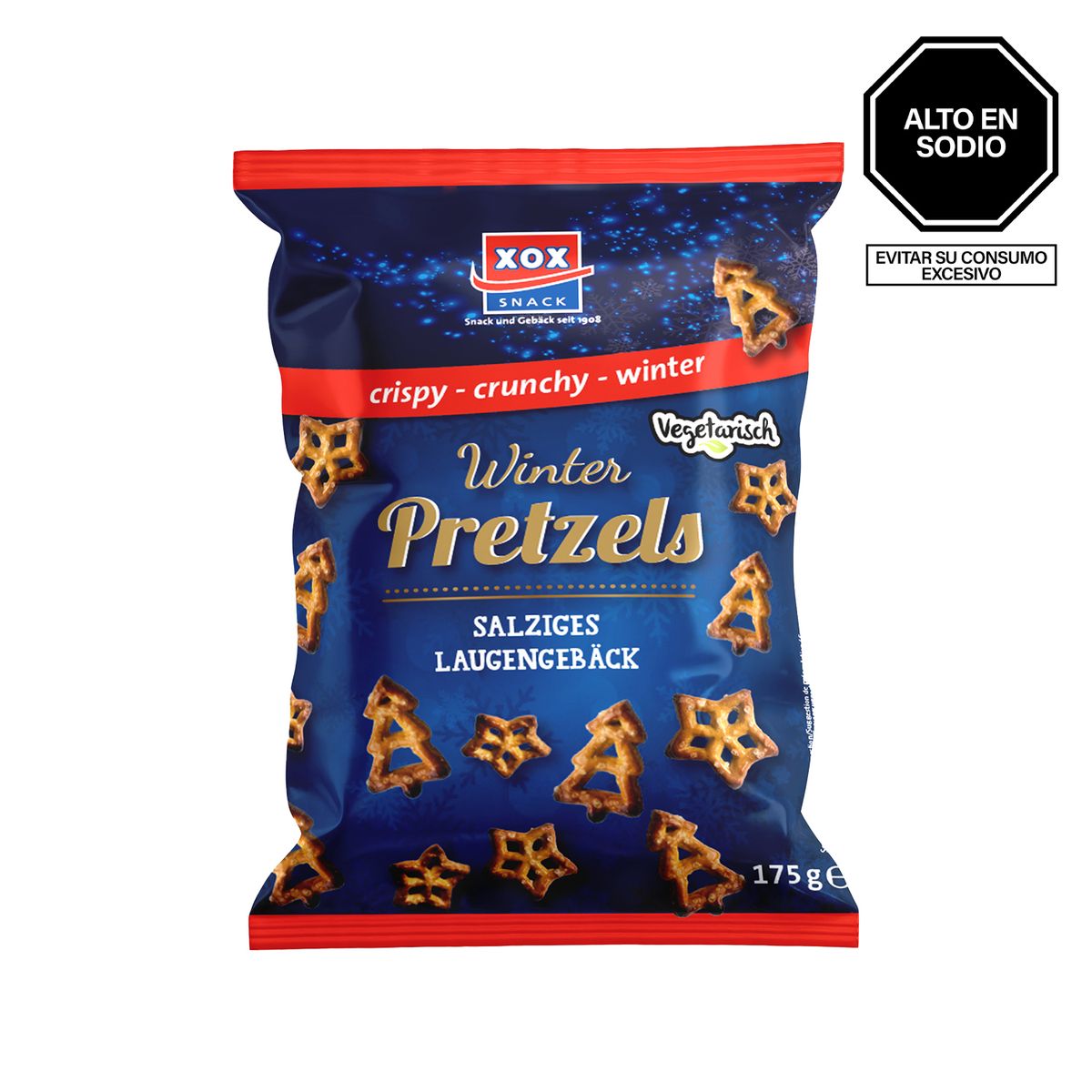 XOX - Pretzels Xox Winter Bolsa 175 g