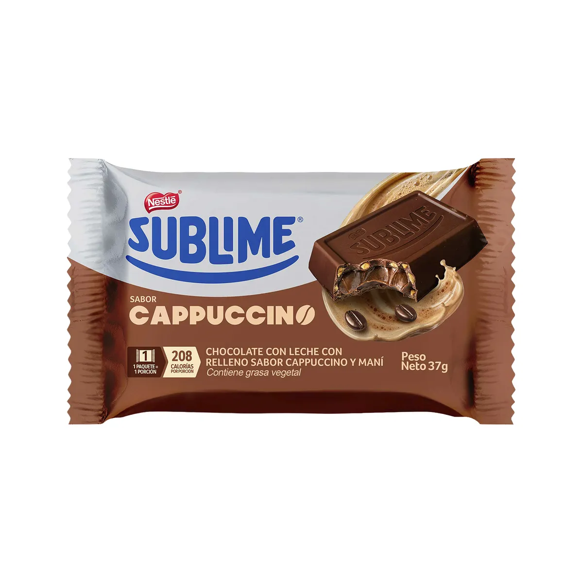 SUBLIME - Chocolate Nestlé Sublime Cappuccino Empaque 37 g