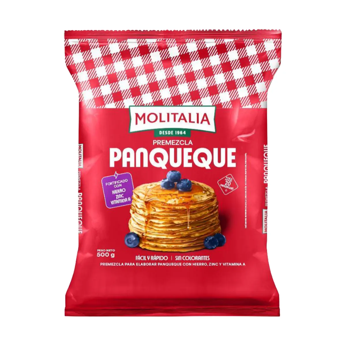 MOLITALIA - Premezcla Panqueques Molitalia Bolsa 500 g