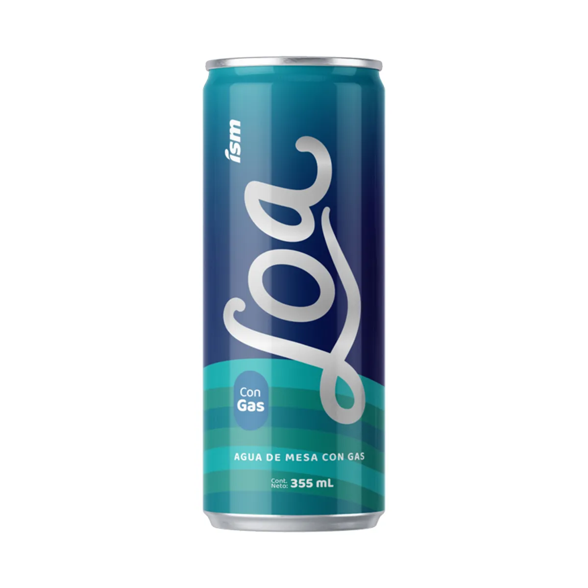 LOA - Agua con Gas Loa Lata 355 mL