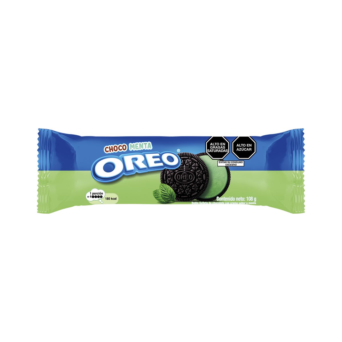 OREO - Galletas Oreo Choco Menta Empaque 108 g