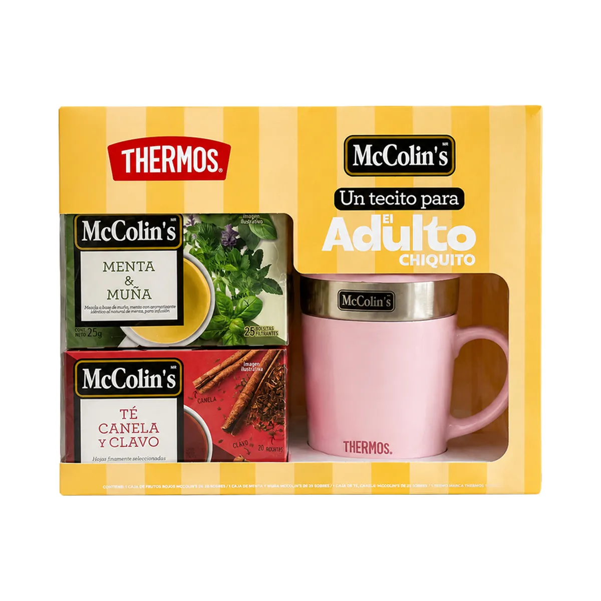 MC COLINS - Pack McColins 2 Sabores + Termo