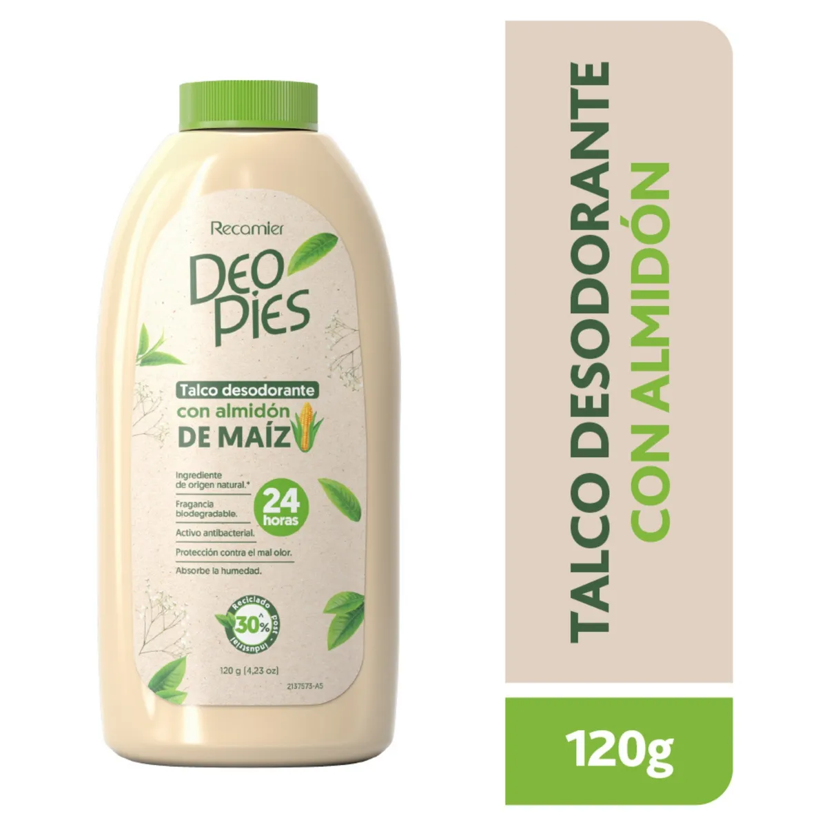DEO PIES - Talco Desodorante Deo Pies Envase 120 g