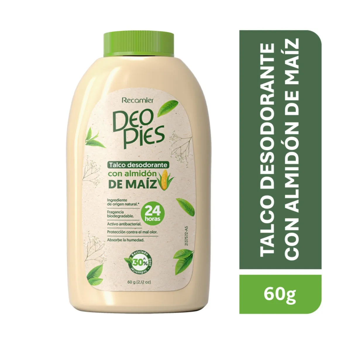 DEO PIES - Talco Desodorante Deo Pies Envase 60 g