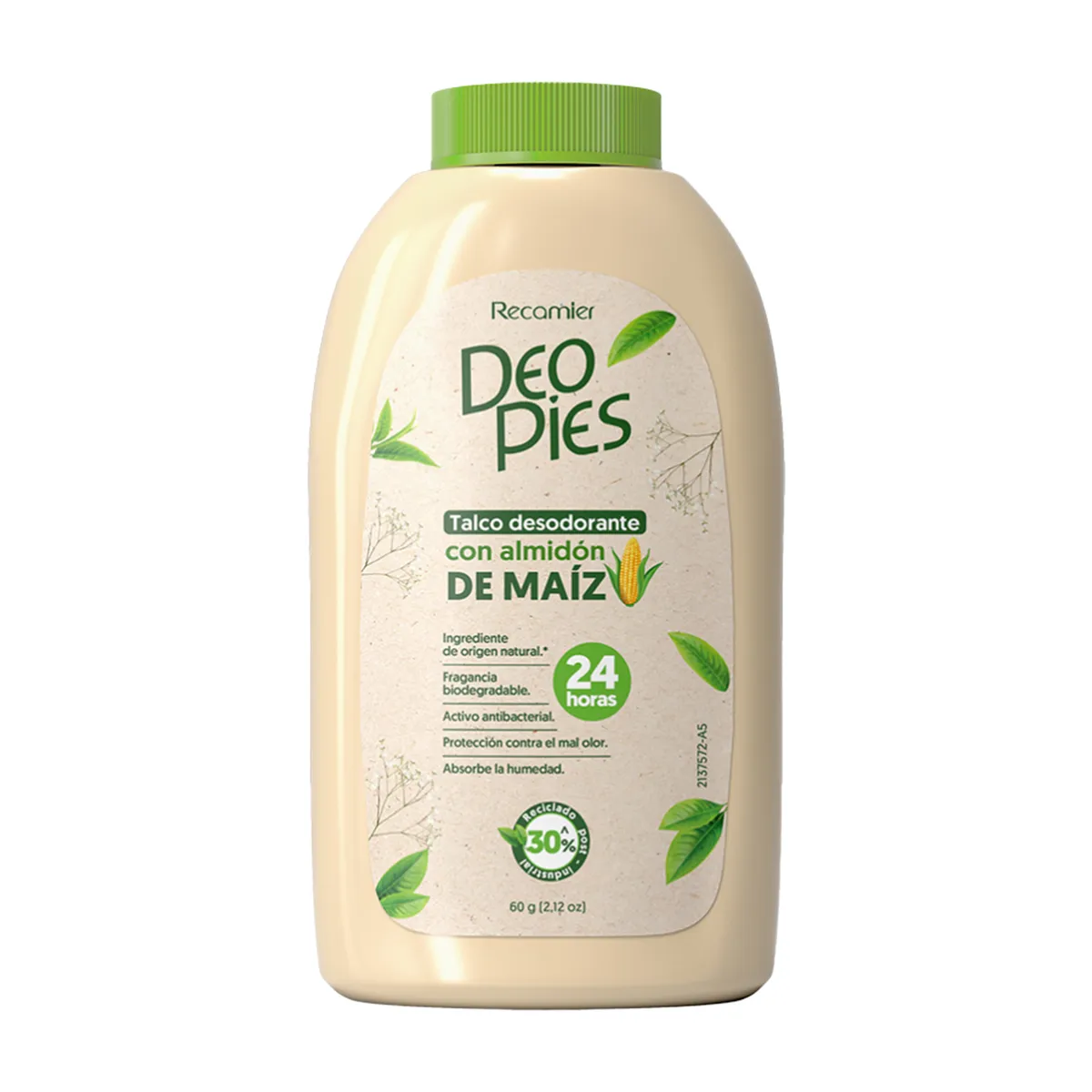 DEO PIES - Talco Desodorante Deo Pies Envase 60 g