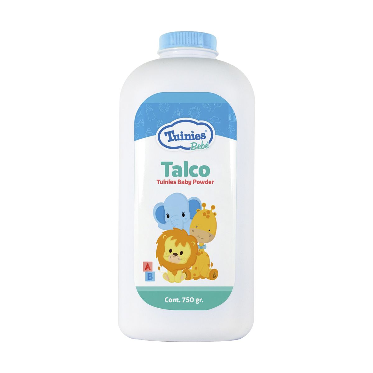 TUINIES - Talco para Bebé Tuinies Botella 750 g