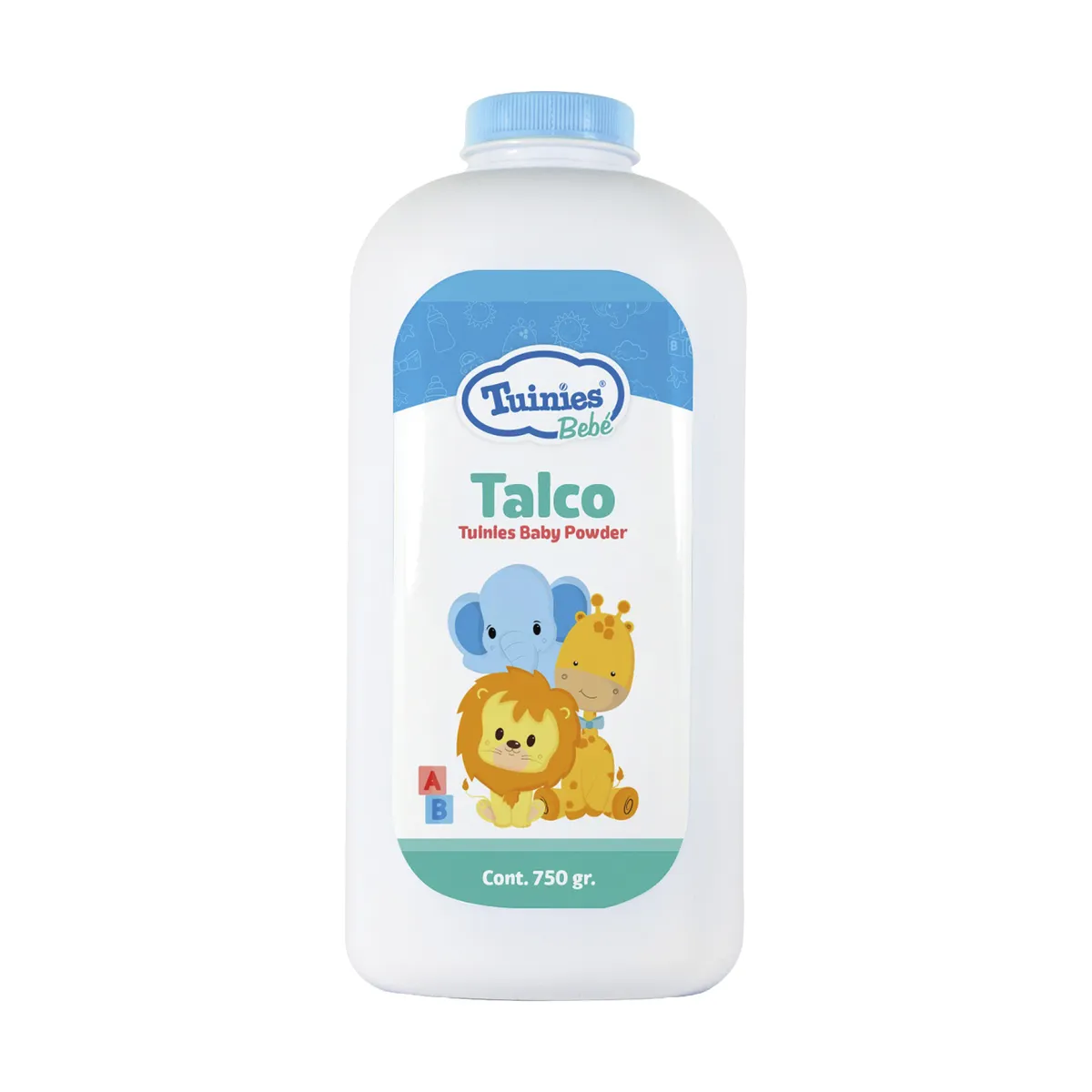 TUINIES - Talco para Bebé Tuinies Botella 750 g