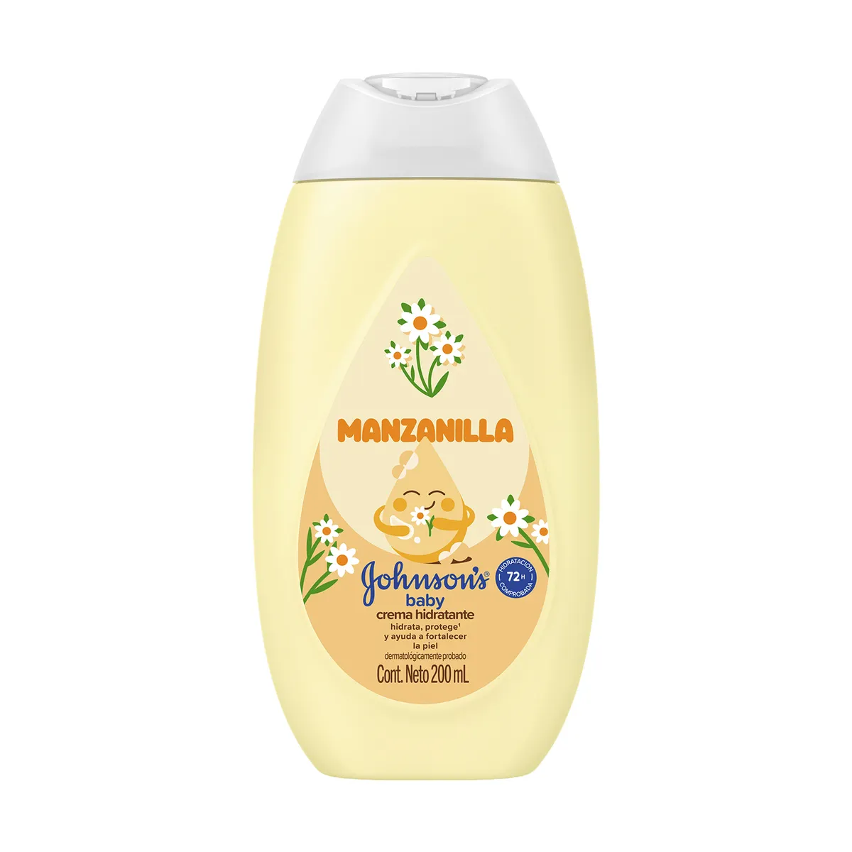 JOHNSONS BABY - Crema Hidratante Johnson's Baby Manzanilla Botella 200 mL