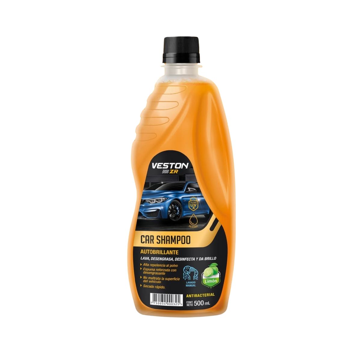 VESTON - Shampoo para Carro Veston Limón Envase 500 mL