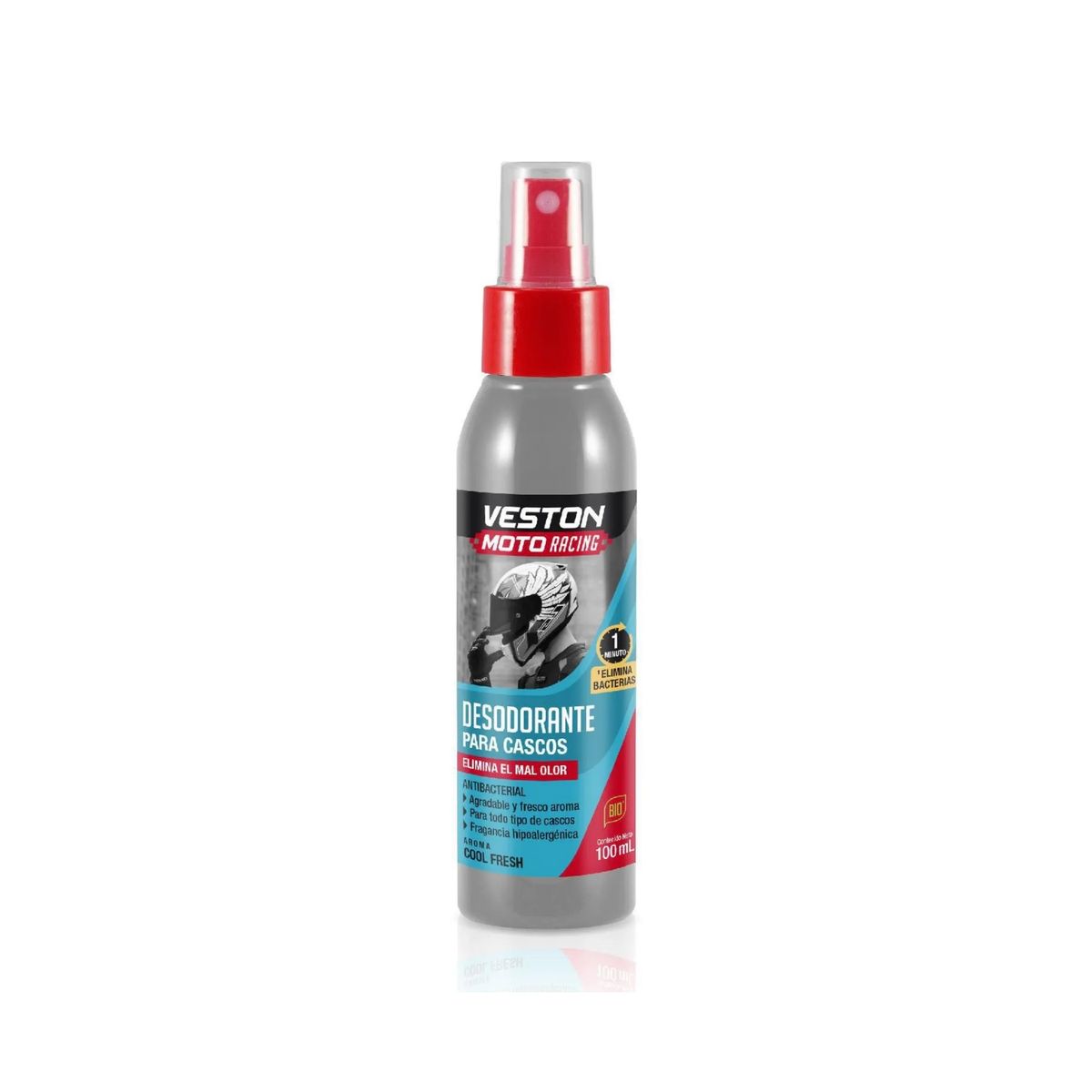 VESTON - Desodorante para Cascos Veston Cool Fresh Botella 100 mL