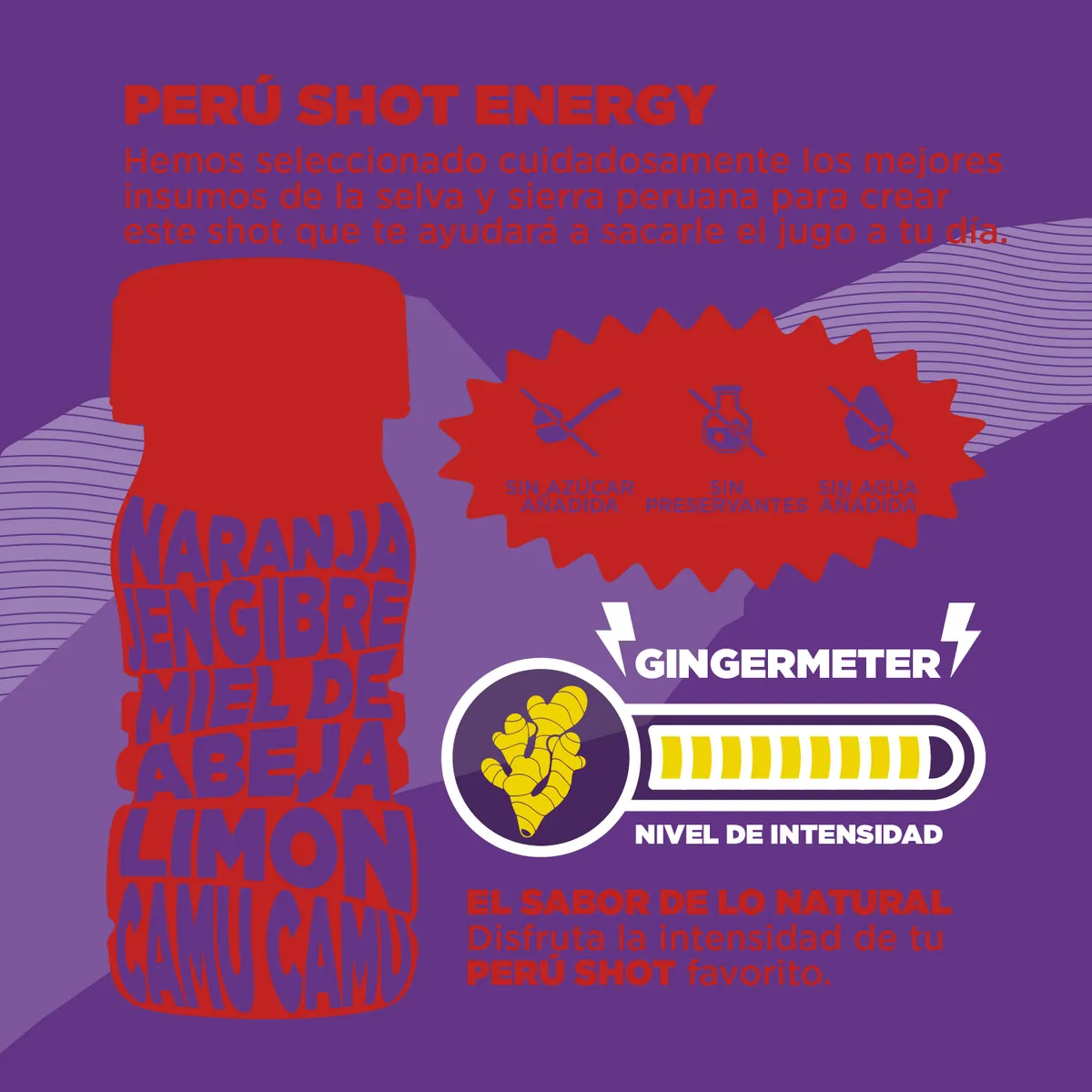 ZUMA COLD PRESSED - Shots Zuma Energy 4 Pack x 60 mL