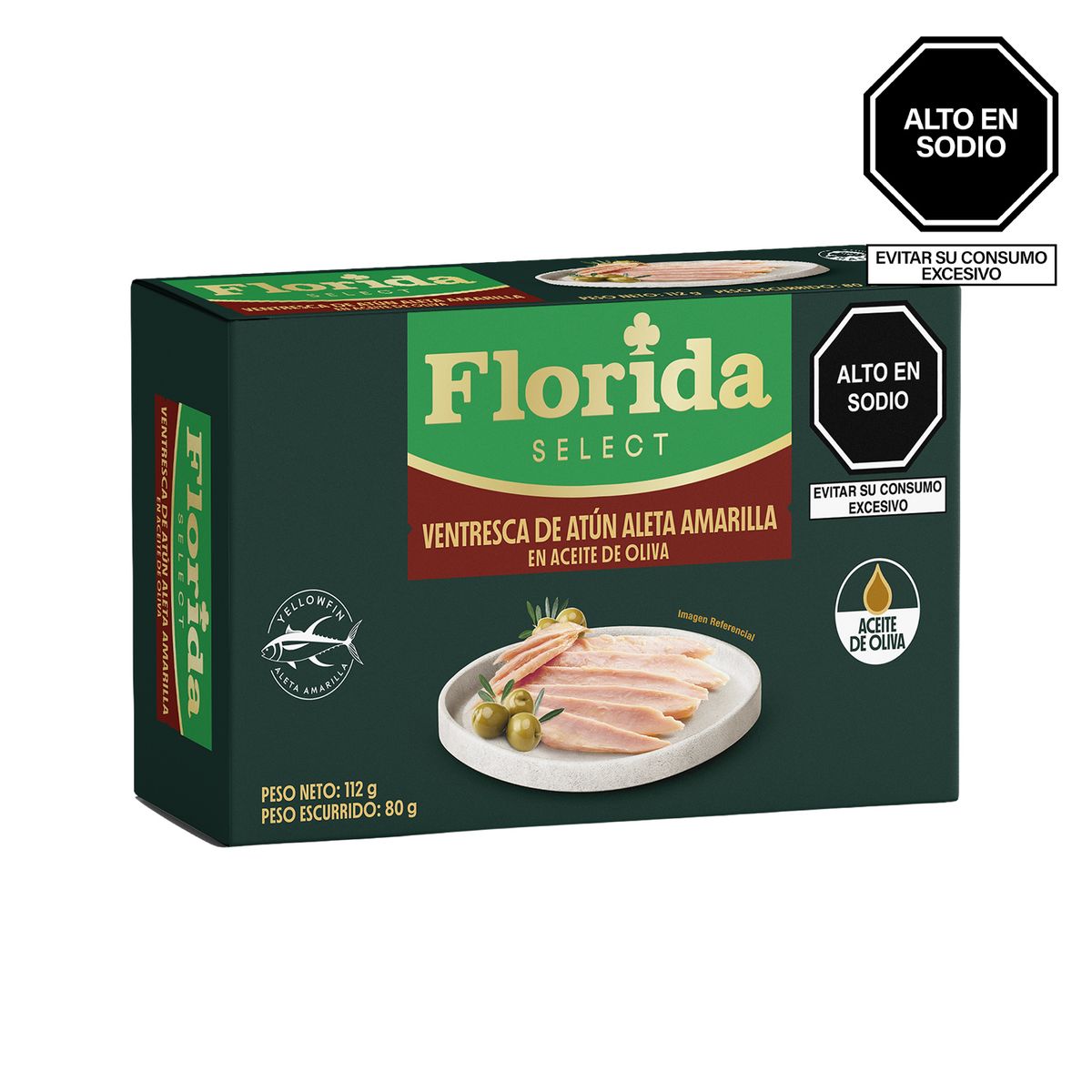 FLORIDA - Ventresca de Atún Florida en Aceite de Oliva Caja 112 g
