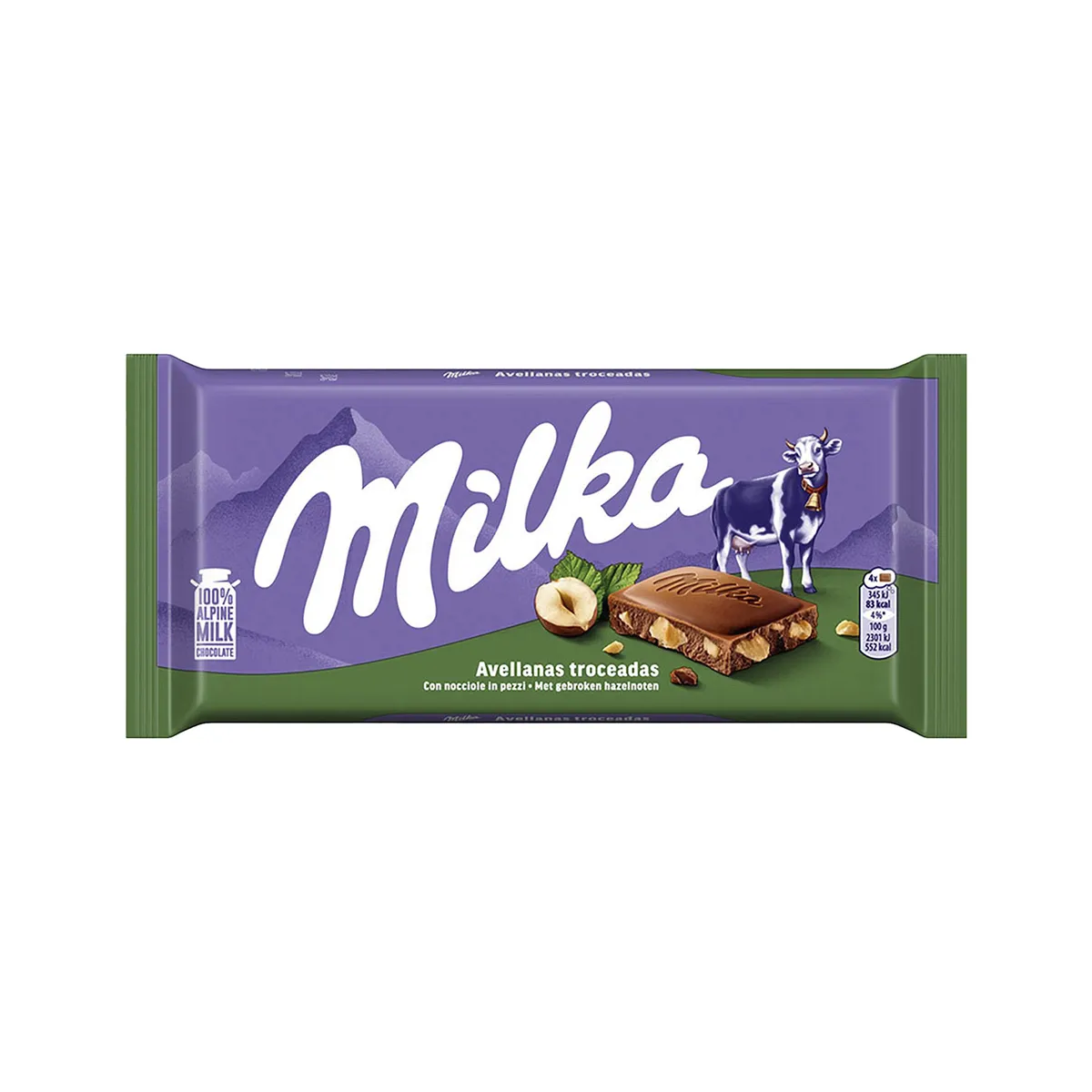 MILKA - Chocolate Milka Avellanas Empaque 90 g