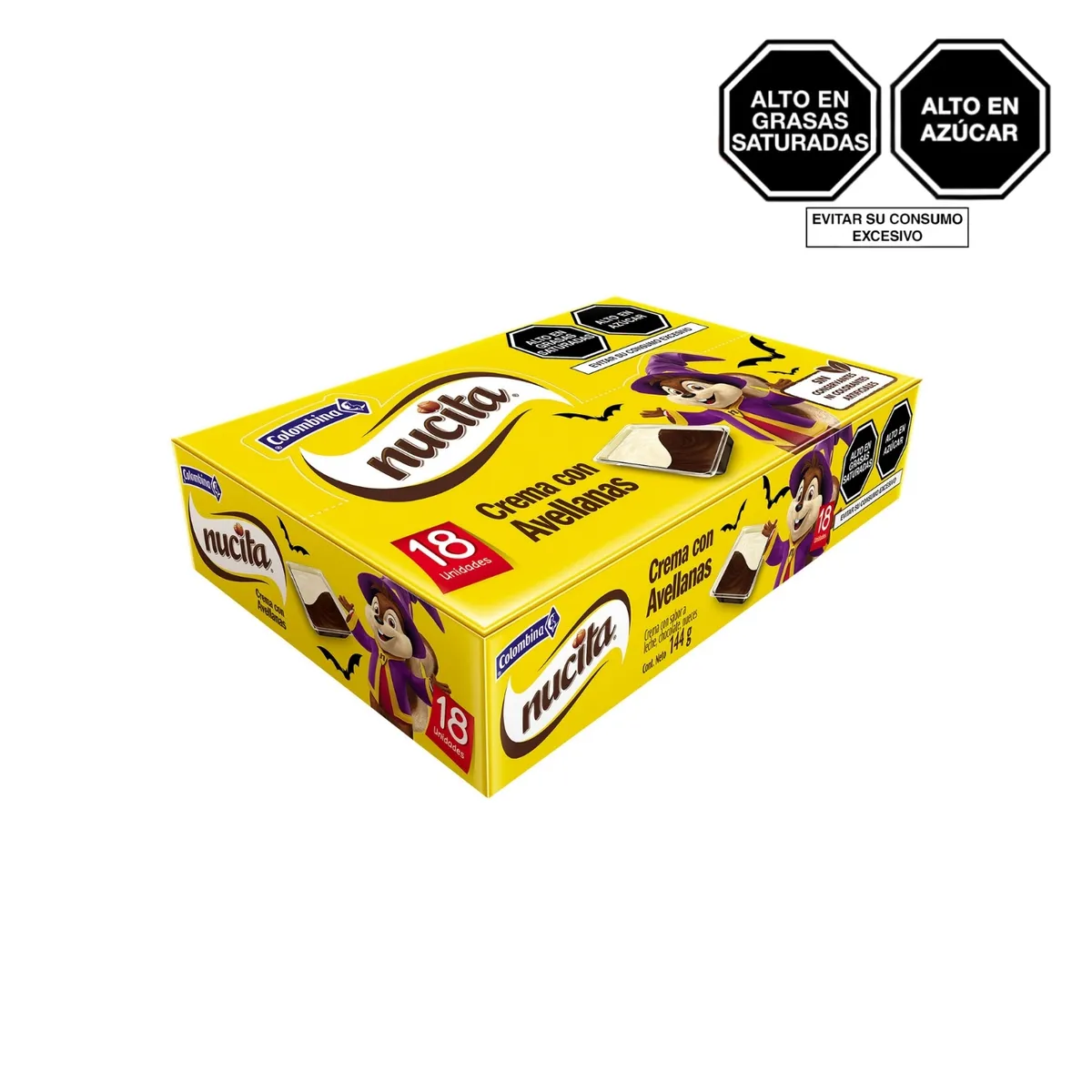 NUCITA - Crema de Avellanas Nucita Halloween Empaque 18 Und