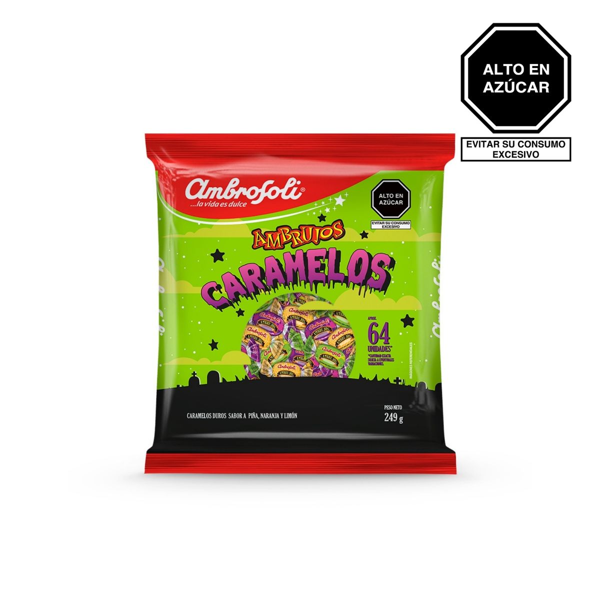 AMBROSOLI - Caramelos Ambrosoli Ambrujos Surtido Bolsa 249 g