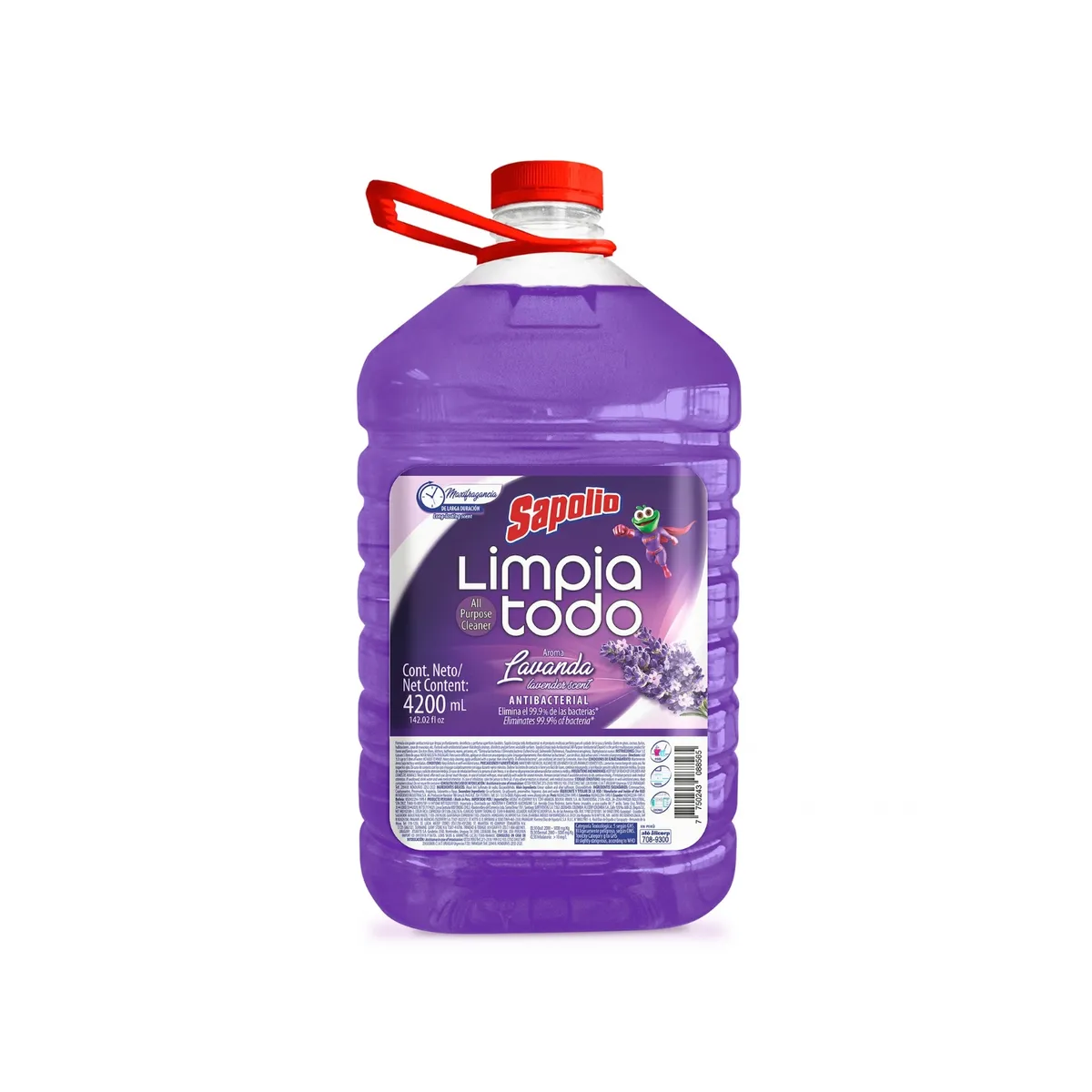 SAPOLIO - Limpiatodo Sapolio Lavanda Envase 4.2 L