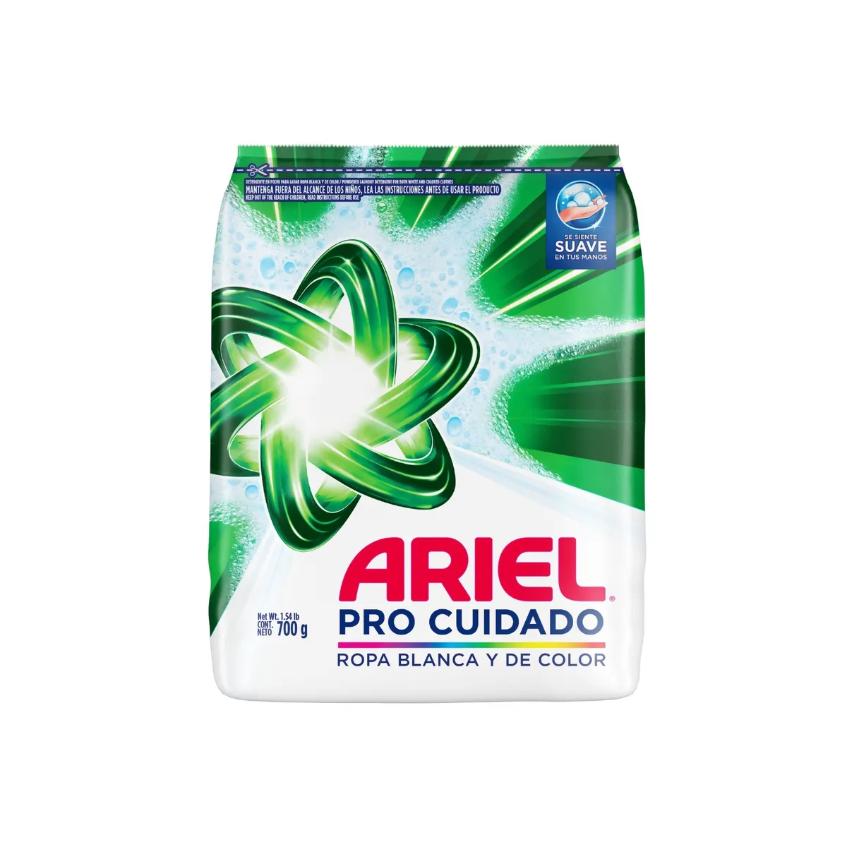 ARIEL - Detergente en Polvo Ariel Pro Cuidado Empaque 700 g