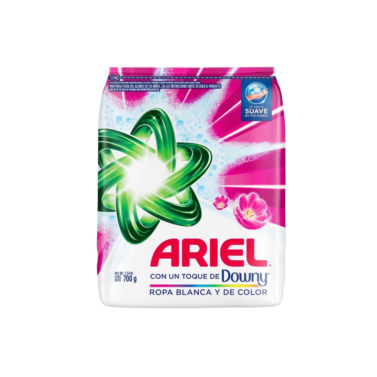 ARIEL - Detergente en Polvo Ariel Toque de Downy Empaque 700 g