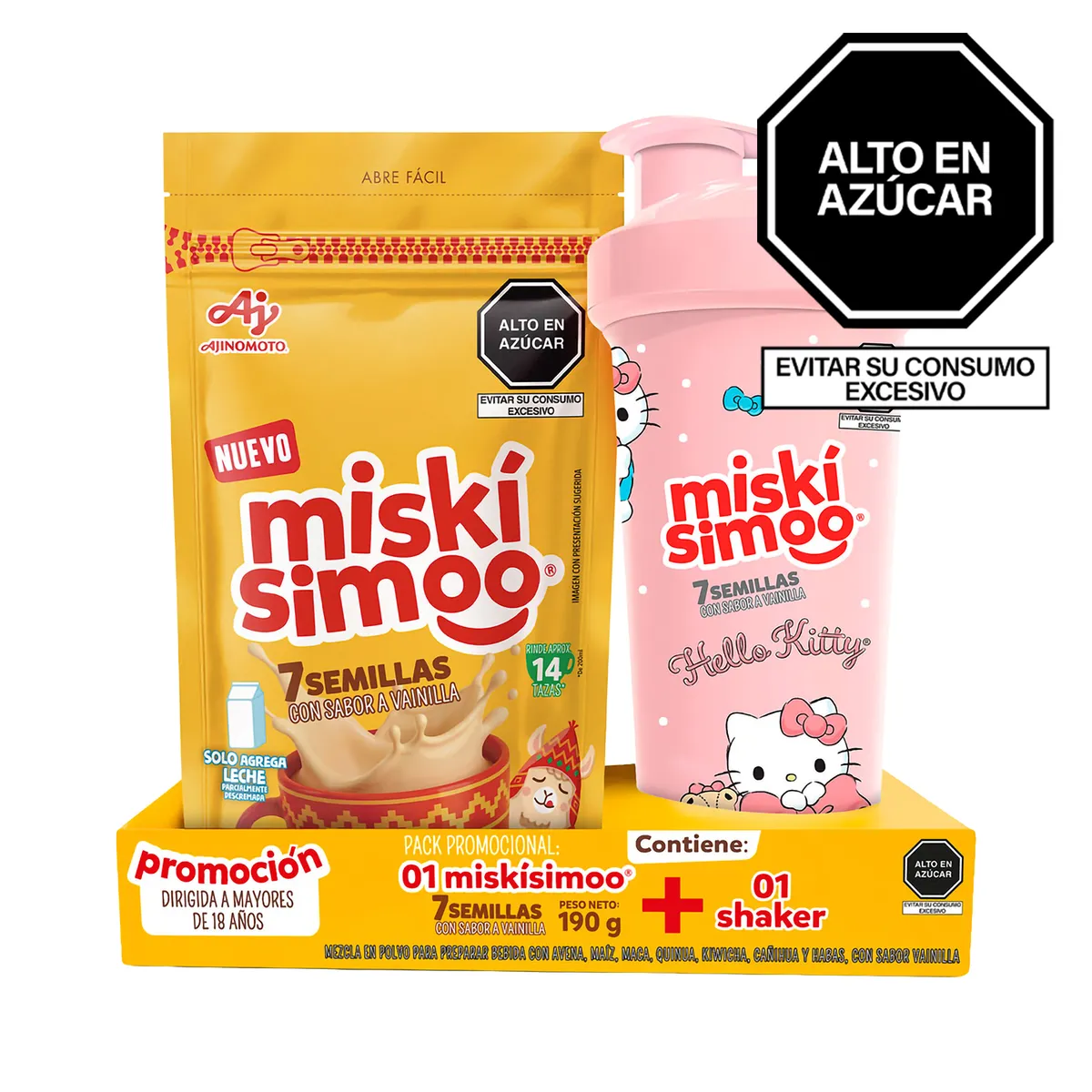 - Pack Miskisimoo 7 Semillas 190 g + Shaker