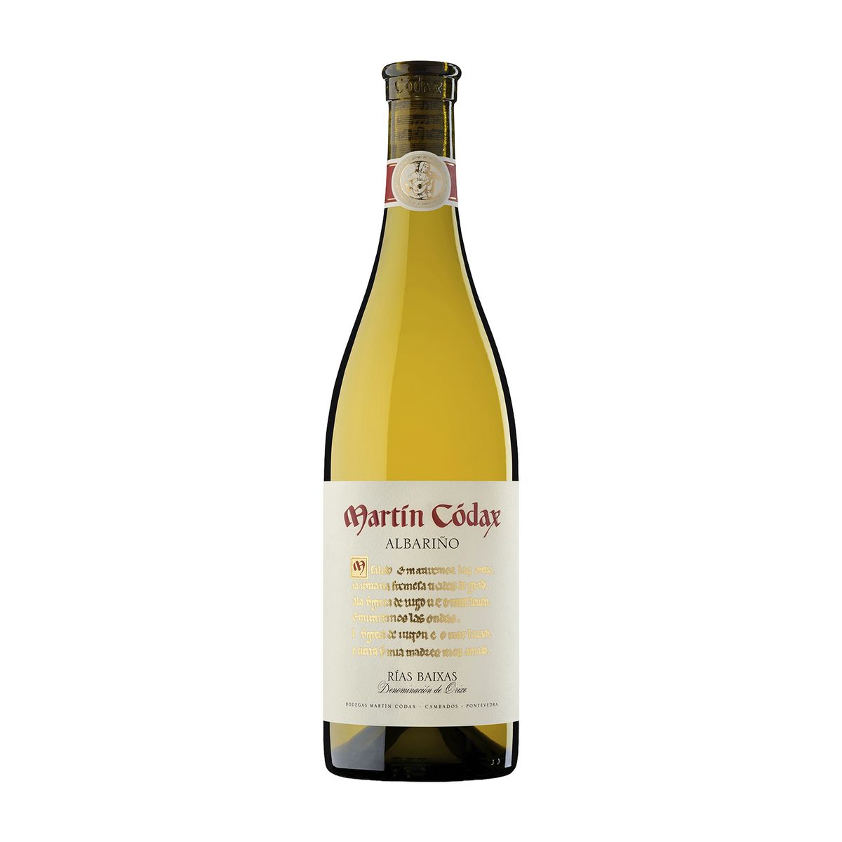 MARTIN CODAX - Vino Blanco Martín Códax Albariño Botella 750 mL