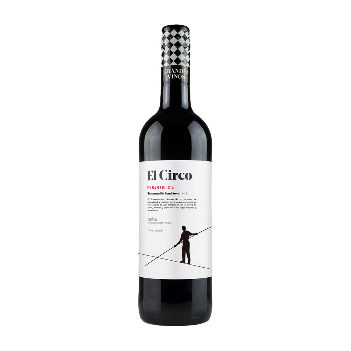 EL CIRCO - Vino Tinto El Circo Funambulista Tempranillo Botella 750 mL