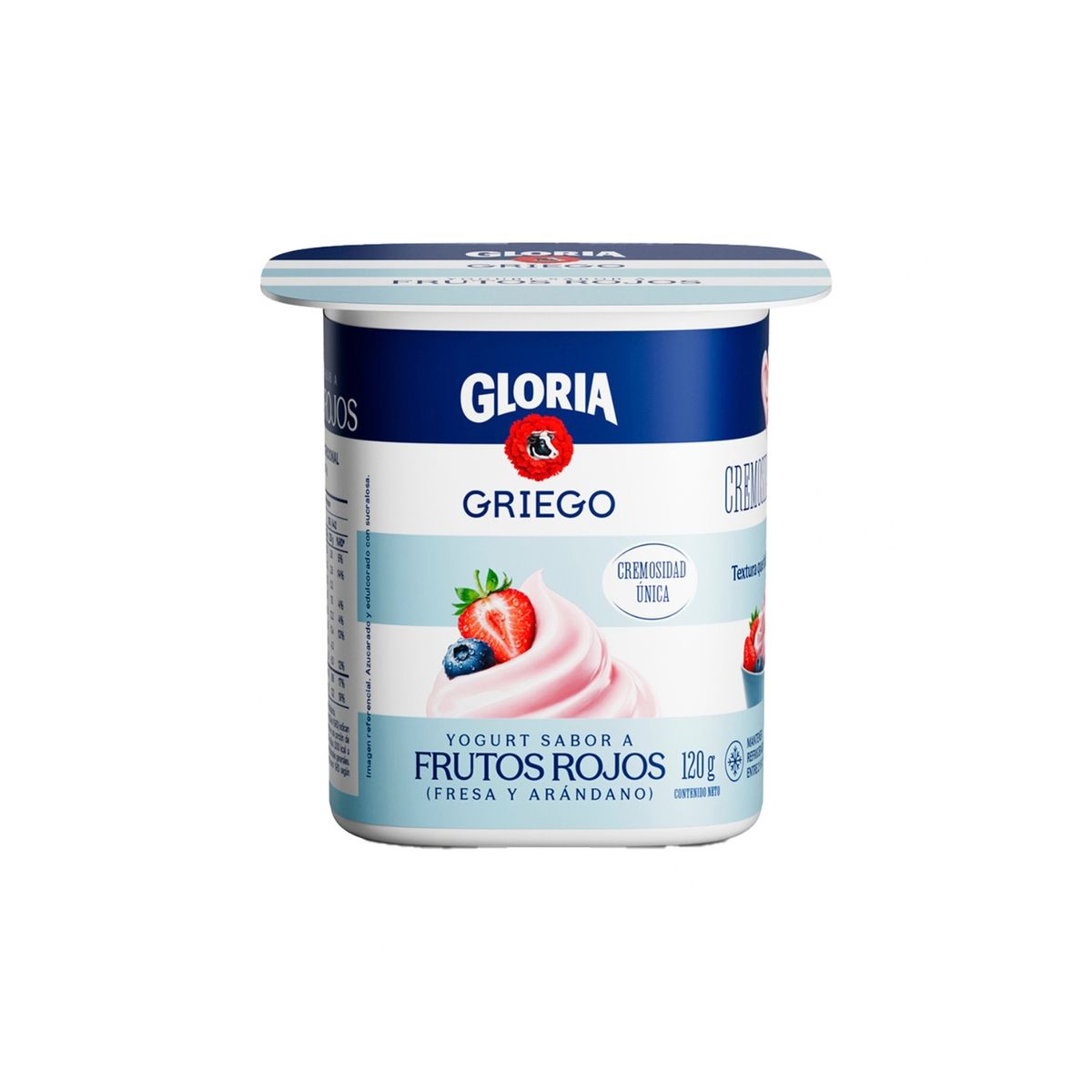 GLORIA - Yogurt Griego Gloria Frutos Rojos Empaque 120 g